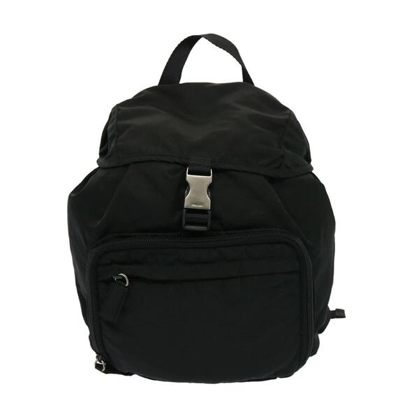 PRADA Shoulder Bag Nylon Black - Picture 2 of 13